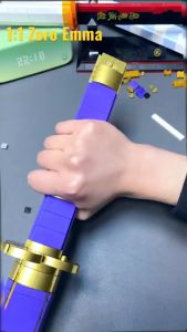 Bộ 3 Thanh Kiếm KATANA Hủy Diệt Của Roronoa Zoro Trong Đảo Hải Tặc Đồ Chơi Lắp Ráp Kiểu LEGO