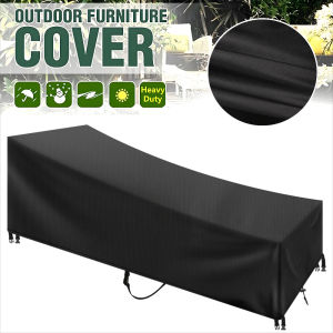 Outdoor Garden Sunbed Cover Sun Lounger Cover Patio Outdoor Lounge Chair Recliner Protective Cover Furniture Waterproof Cover