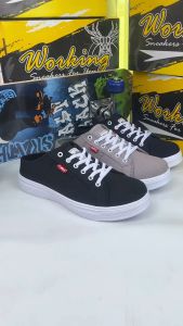 Sepatu Slop On Pria Working C-05 & Sepatu Casual Santai Loafer Import