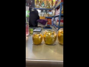 โอ่งเงิน โอ่งทอง เซรามิก เกรด A โอ่งเงินทอง ตุ่มเงินตุ่มทอง ขนาดเล็ก/กลาง/ใหญ่ เครื่องตั้งศาล เครื่องศาล ศาลพระภูมิ ศาลเจ้าที่