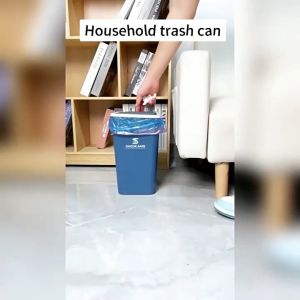 SOHO Trash Can 16L Large Capacity Press Trash Bin New Kitchen and Bathroom Thick and Solid Durable Garbage Can with Cover