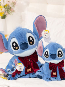 QIAOSHANG | Stitch Plush Book Bag Keychain Gift for Birthday Girlfriend and Children