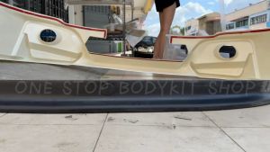 PTOTON SATRIA 1.3 SPOILER FIBER(FIBERGLASS)SKIRT LIP BODYKIT