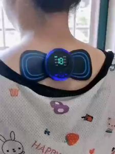 Ready Stock EMS Cervical Massage Stickers USB Rechargeable Stimulator Pain Relief Back Neck Massager Wireless Cervical Massager Shoulder Full Body Massage Muscle Relax Leg Massager Neck Massage Electric EMS Foot Massage Pad Foot Muscle Stimulato