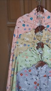 Mukena Anak Tanggung Elise 2 in 1 Lasercut Katun Mikro Pakaian Muslim Anak Perempuan