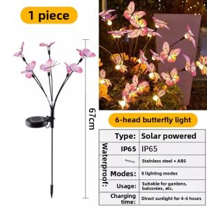 YUANMUXUAN | Waterproof Outdoor Garden Decorative Solar Stake Lights