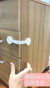 Adhesive Drawer Protector Cabinet Plastic Lock Safety for Baby