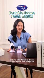 Baby Safe Portable Breast Pump Pompa ASI Ringan Portabel Travel BPE04