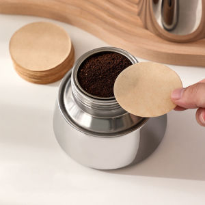 100Pcs Kertas Saringan Kopi Aeropress Espresso 56/60Mm Bulat Kertas Filter Kopi Paper Filter Moka Pot Coffee Maker Paper Filter
