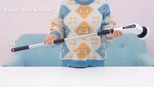 BM Electric Cleaning Brush For Bathroom 8 In 1 Tub and Floor Tile 360° Electric Spin Scrubber