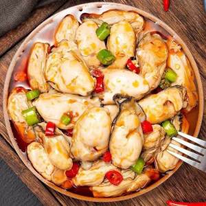 Ready-to-Eat Fresh Spicy Garlic Oyster Canned 3 Jars