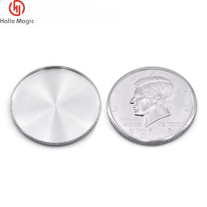 1pc Expanded Shell Half Dollar (Head) Magic Tricks Appearing Vanish Coin Magie Accessories Close Up Gimmick Prop Illusion
