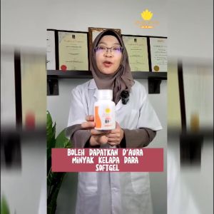 DAura Minyak Kelapa Dara (VCO) Softgel 80 Kapsul