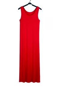 Spring Summer New Style Thin Modal Slim Fit Sleeveless Dress A-Line Skirt Large Size Vest Long Dress Base Layer Slimming Effect