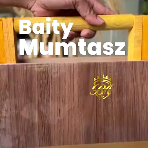 Meja Lipat Polos - Meja Belajar Kayu Lipat Polos - Meja Mengaji Laptop Les Motif Polos