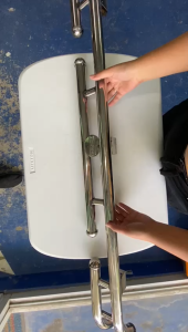 Bajaj RE / TVS King Rear Bumper 1.25” Fancy Stainless Steel