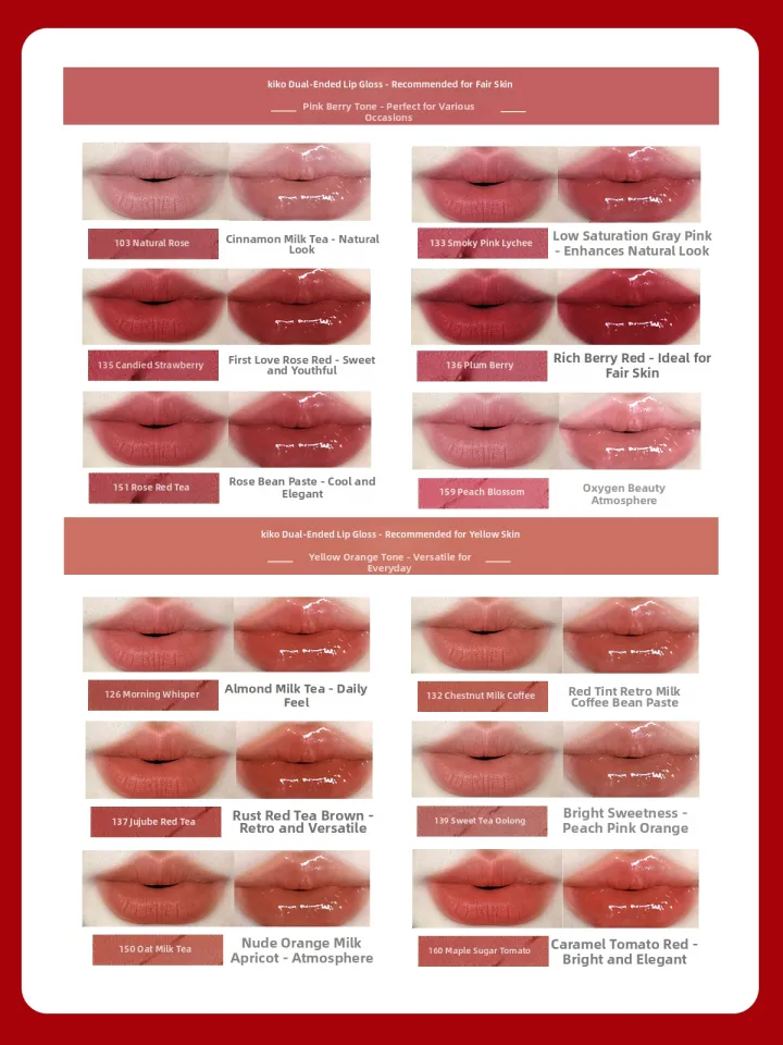 KIKOページ KIKO | Dual-Ended Lip Gloss | Lazada Singapore