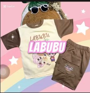 Setelan Labubu Desain Ergonomis untuk Anak