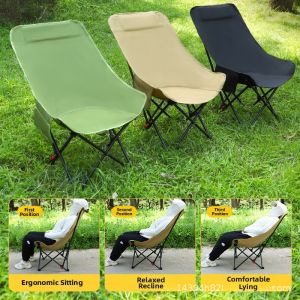 LINSI | 3-Level Adjustable Foldable Camping Chair