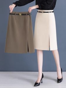 Spring/Summer Business High Waist Pencil Midi Skirt