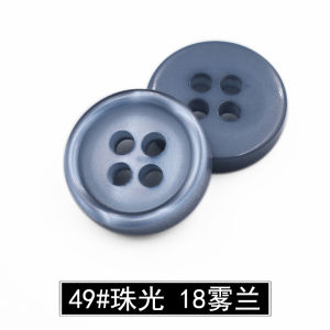 กระดุมเสื้อเชิ้ตประดับมุกเสื้อเชิ้ตทรงกลมหลากสีกระดุมถักแขนสั้นชุดเดรสสุภาพสตรีเสื้อยืดผ้าชีฟองกระดุมเล็ก