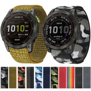26mm 22mm Sport Nylon Strap for Garmin Fenix 7X 7 6X 6 Pro 5X 5 Wristband Forerunner 935 Smart Watch Quick Release Soft Bracelet