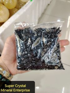 (500grams)Natural Mexico Black Obsidian Crystal Tumbled Stone