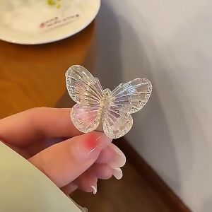 คลิปผมเกาหลี คลิปผมผีเสื้อ ขนาดเล็ก คลิปผีเสื้อใส คลิปผม ผู้หญิง อุปกรณ์ สริม ผม คลิปผม คลิปผม หมอน ผู้หญิง ลูกเล่น