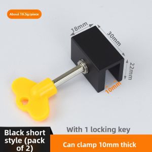 MONLEYTA | Aluminum Alloy Window Limit Switch Fly Screen Lock Buckle Fixed Slide Children Safety Anti-Theft Device Manually Operated
