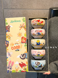 Bát Cơm Gốm Sứ Chủ Đề Zootopia