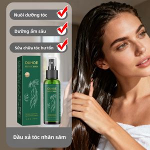 Dầu Xả Nhân Sâm OUHOE 100ml Dưỡng Ẩm Lâu Dài Phục Hồi Tóc Hư Tổn Dành Cho Cả Nam Và Nữ Bổ Sung Dưỡng Chất Cho Tóc