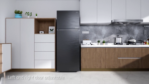 Midea 7.2/9.4/11.9 cu. ft. Top Mount Freezer No Frost Inverter Refrigerator Jazz Black