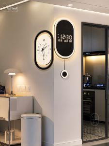 CTYLIGHTZ | Digital Perpetual Calendar Corner Wall Clock