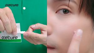 Oxecure แป้งโคลนชมพู พอกหน้า แบบซอง Acne Clear Powder Mud 7g.