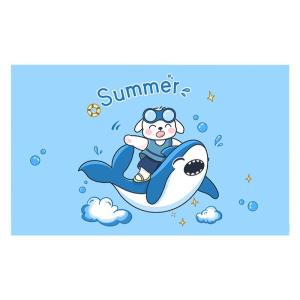 WUANG | Quick Drying Cartoon Beach Bath Towel