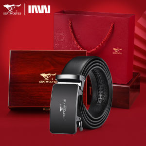SEPTWOLVES | Genuine Leather Mens Waist Belt New 2026