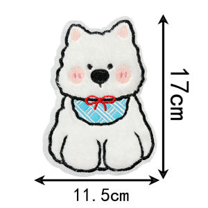 ติดเต็มรูปสุนัขสำหรับเสื้อแจ็คเก็ตเด็ก ติดตกแต่งกระดุมลายการ์ตูนน่ารัก ติดกระเป๋า ติดกางเกง ติดรอยขาด ผ้าอัดฟิล์มสำหรับเย็บปะติด