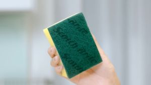 3M สก๊อต์ไบรต์ ฟองน้ำ 3x4 แพ็ค 2+1 ฟองน้ำใยขัด ขนาด 3 x 4 นิ้ว แพ็ค 2