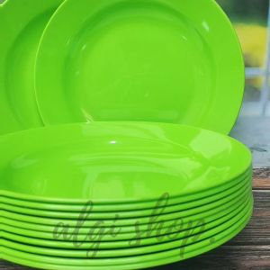 GRATIS SENDOK 8PCS PIRING MAKAN SEAT ISI 4PIRING MAKAN 4MANGKUK SAYUR PLSTIC FOODGRADE