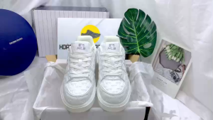 Giày trắng MLB Chunky Liner Denim NY nam nữ full box