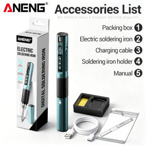 ANENG | ANENG SL108 PRO Electric Soldering Irons PD 100W QC Adjustable Temperature Fast Heat Portable Digital Smart Soldering Iron Tools
