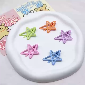 Set Jepitan Hair Clip Star Korean Style Y2K Jepit Rambut Samping Warna-Warni Aksesoris HS JPT50