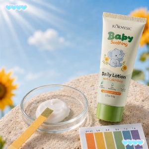 Baby Bath & Skin Care Set 2pcs | 2 In 1 Shampoo Body Wash + Calendula Moisturizing Lotion | Gentle Care For Baby Sensitive Skin