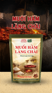 [Combo 3] Muối hầm Làng Chài Xưa 500g  Nấu ăn ngon hơn - Nung lửa than từ muối biển nguyên chất