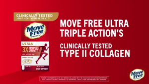 Move Free Joint Ultra 3X Triple Action Joint Supplement 75 Tablets Glutathione Glucosamine Collagen Hyaluronic Acid EXP:2027