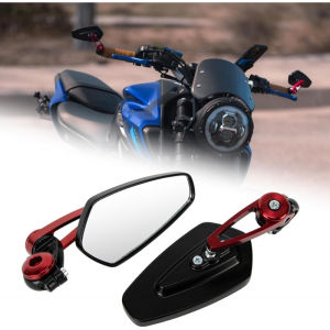 Motorcycle Rearview Mirrors Universal Scooter Bar End Handlebar Mirror Rear View Mirror for Cruiser Street bike NO.2029