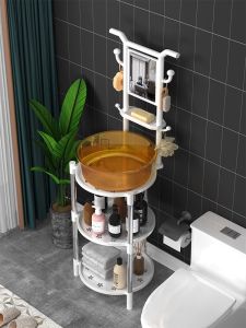 WUBUWEI | Giá Để Vật Phẩm Phòng Tắm Có Gương
