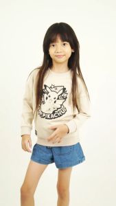 Forest Pokémon Pikachu 250GSM Premium Weight Oversized Round Neck Men / Kids Sweater - FP31000 / FPK31000