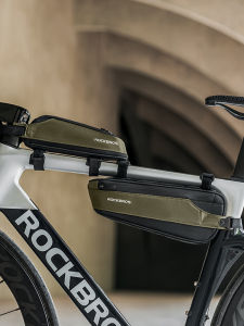 ROCKBROS Bicycle Bag Quick Release Narrow Cycling Top Down Tube Bag Lightweight Reflective MTB Road Bike Triangle Bag Bike Accessories