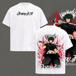 Bandai | 2026 Summer Sport Style Raymond Sukuna Ninjutsu Attack Youth Retro Cotton T-Shirt for Men - Streetwear Anime Short Sleeve Shirt
